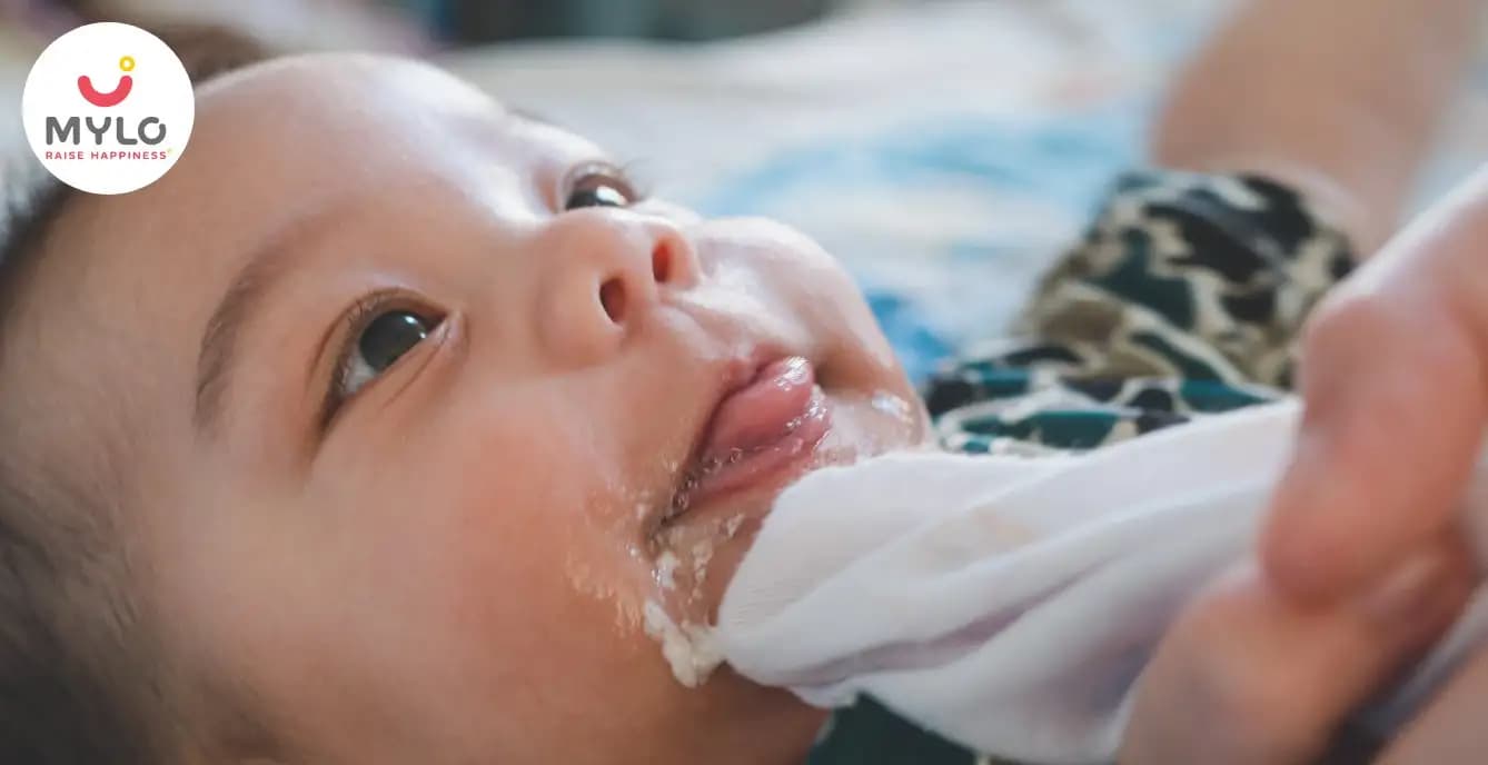 Vomiting in Babies: Top 5 reasons why it happens & how you can prevent it? 