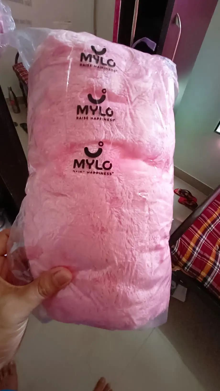 Baby Wrapper for New Born | Baby Swaddling Wrapper | 4-in-1 All Season AC Blanket cum Sleeping Bag for Baby 0-6 Months - Light Pink & Mint Green