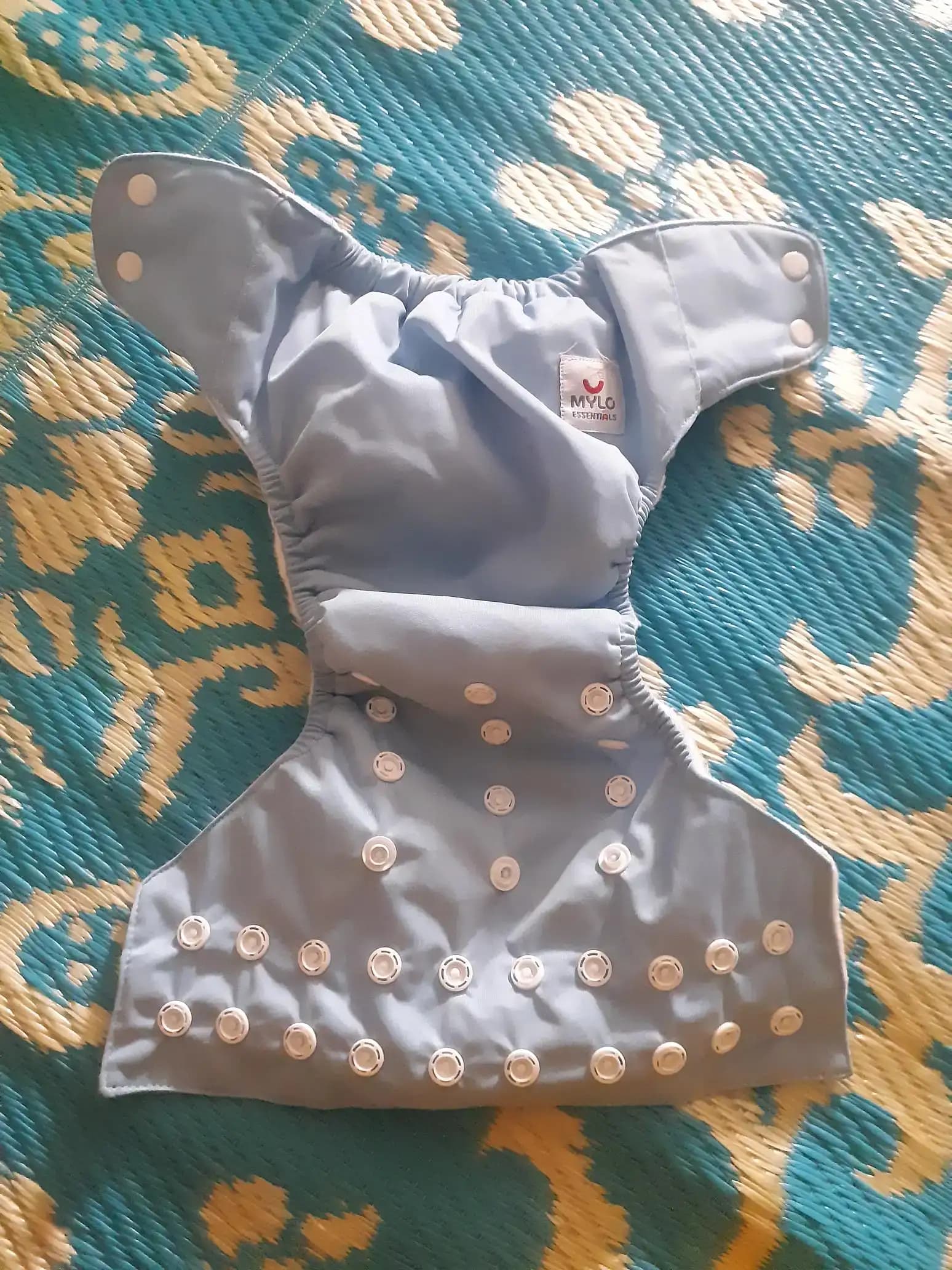 Adjustable Washable & Reusable Cloth Diaper With Dry Feel, Absorbent Insert Pad (3M-3Y) | Oeko-Tex Certified | Prevents Rashes - Assorted Colors - Pack of 4