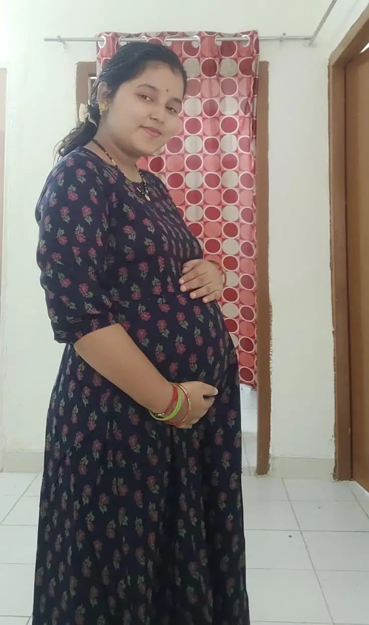 Pre & Post Maternity /Nursing Printed Kurta cum Midi Dress with both sides Zipper for Easy Feeding – Ethnic Maroon-XXL