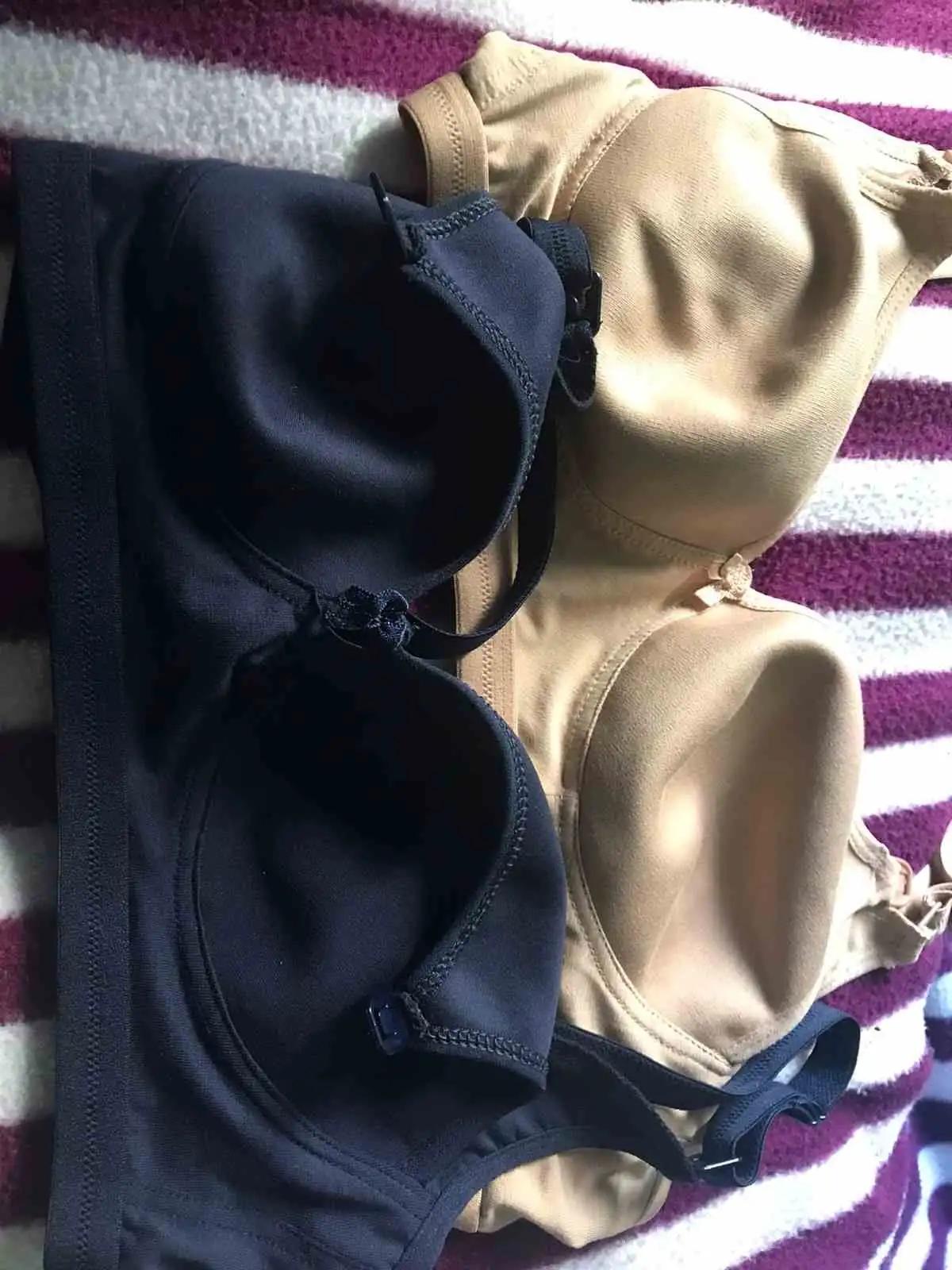 Moulded Spacer Cup Maternity Bra/Feeding Bra with Free Bra Extender | Supports Growing Breasts | Eases Pumping & Feeding | Coral, Navy 42B