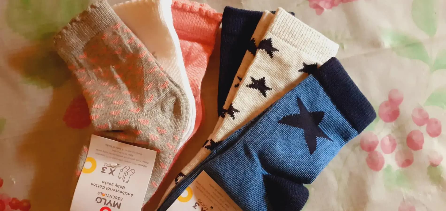 Baby Socks 12-24 Months | Elasticated & Antibacterial | Breathable, Shrinkable, Sweat & Wear Resistant | Unisex Grey Striped & Solid | Pack of 3