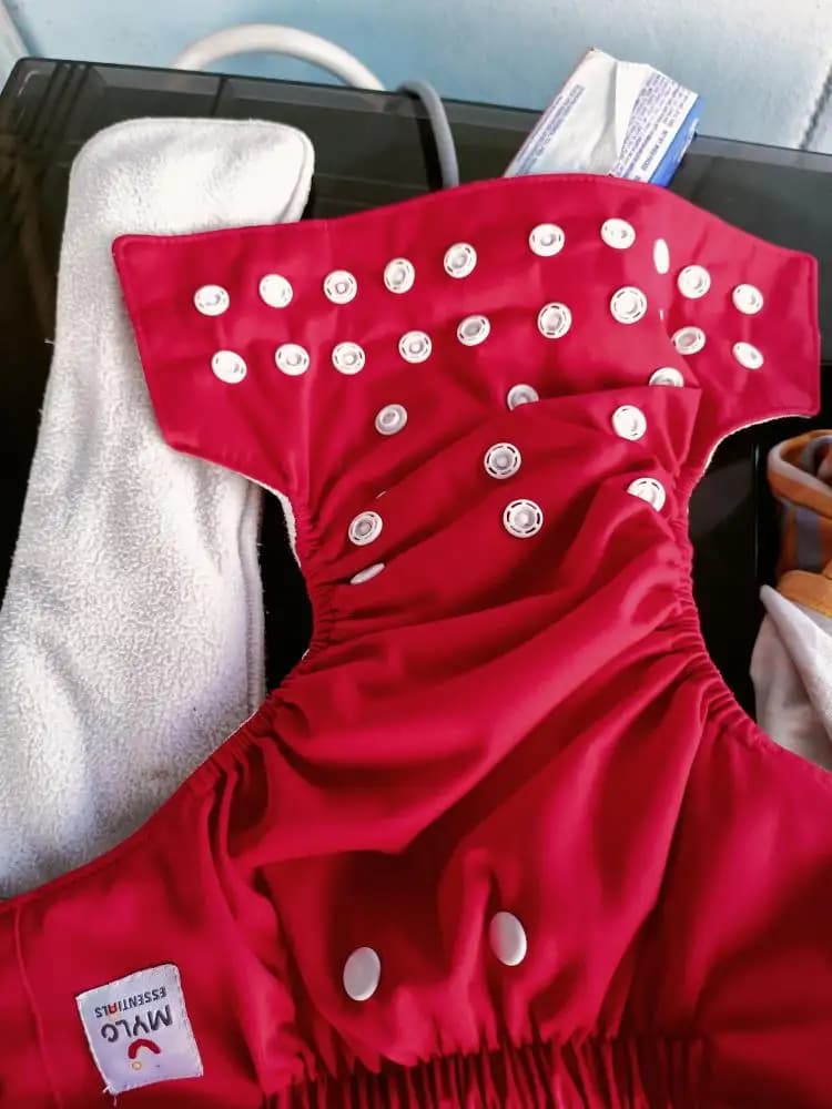 Baby Adjustable Washable & Reusable Cloth Diaper With Dry Feel, Absorbent Insert Pad (3M-3Y) | Oeko-Tex Certified - Red, Blue, Purple - Pack of 3