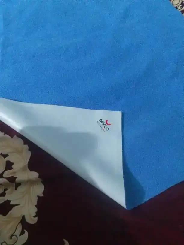 Waterproof Extra Absorbent Baby Dry Sheet & Bed Protector | Guards Against Spills, Stains & Nappy Leaks | Foldable & Portable - Navy Blue - M
