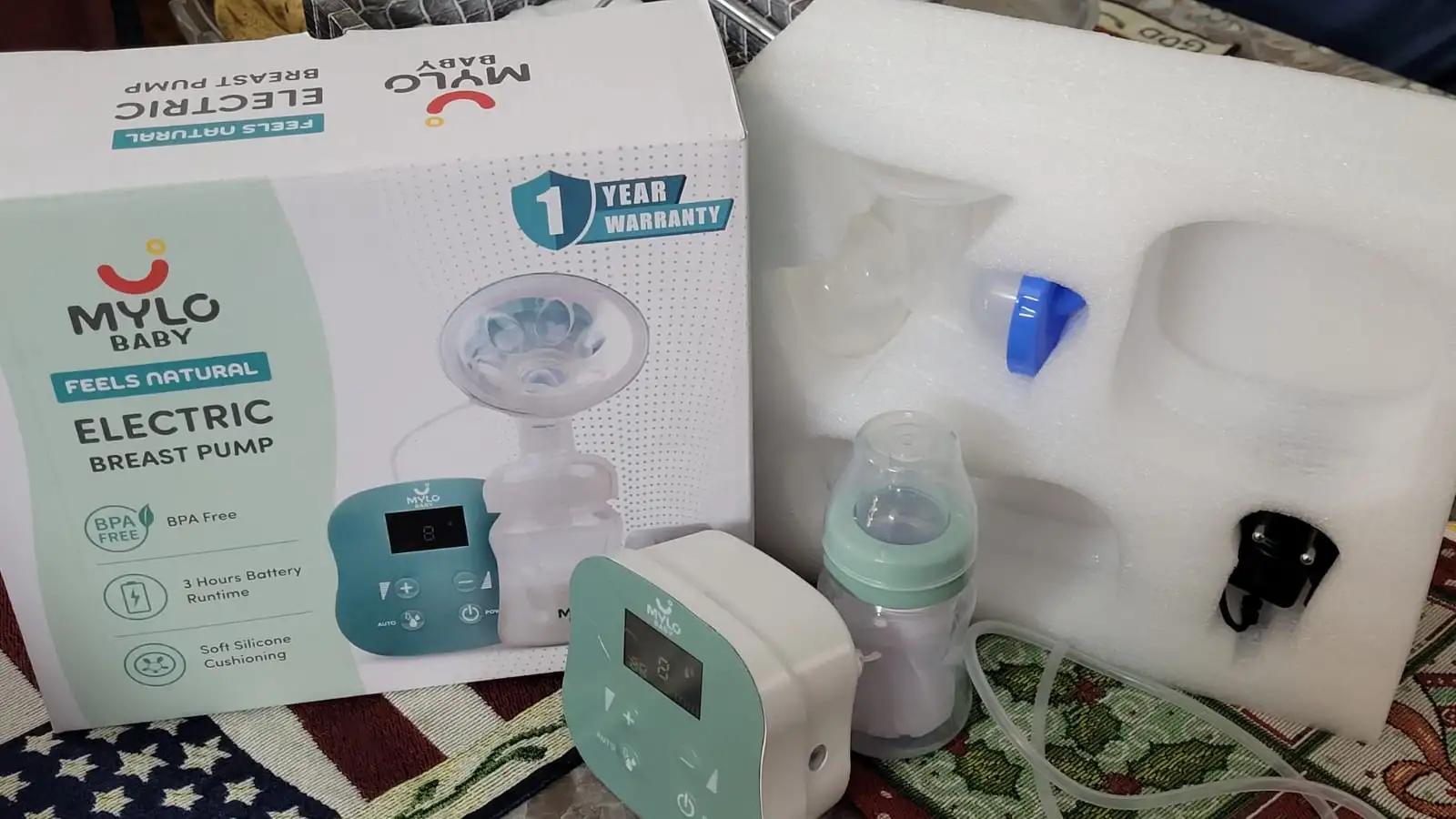 Electric Breast Pump | BPA Free | 3 Hours Battery Runtime | Soft Silicone Cushioning | Portable | 9 Level Intensity Adjustment