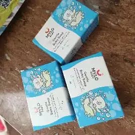 Mylo Baby Soap 75g - For 0-3 years with Vitamin E, Murumuru Butter, Jojoba Oil & Coconut Oil  - Pack of 6