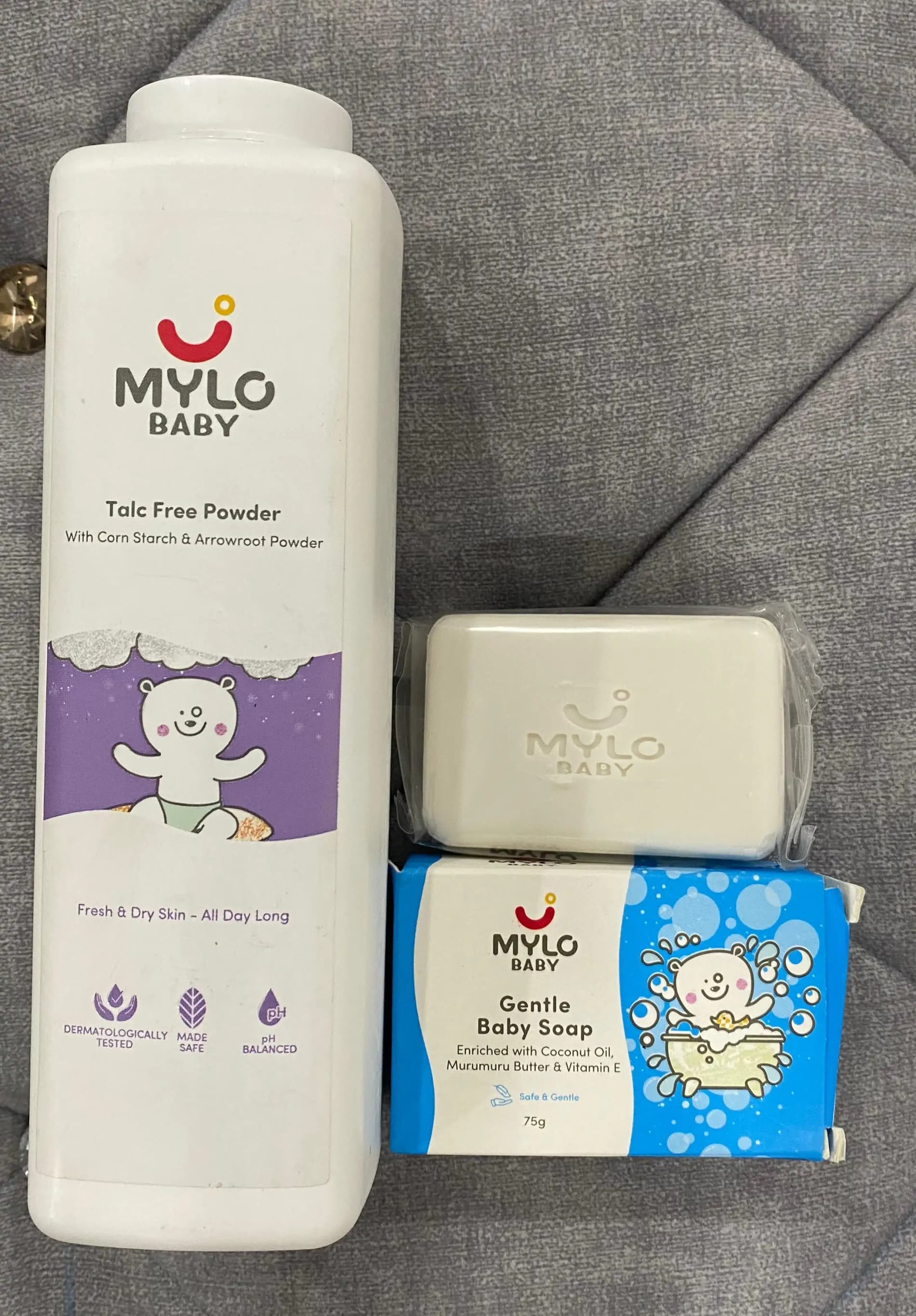 Super Saver Combo- Baby Soap 75 gm (Pack of 2) + Baby Powder 300 gm (Pack of 1)