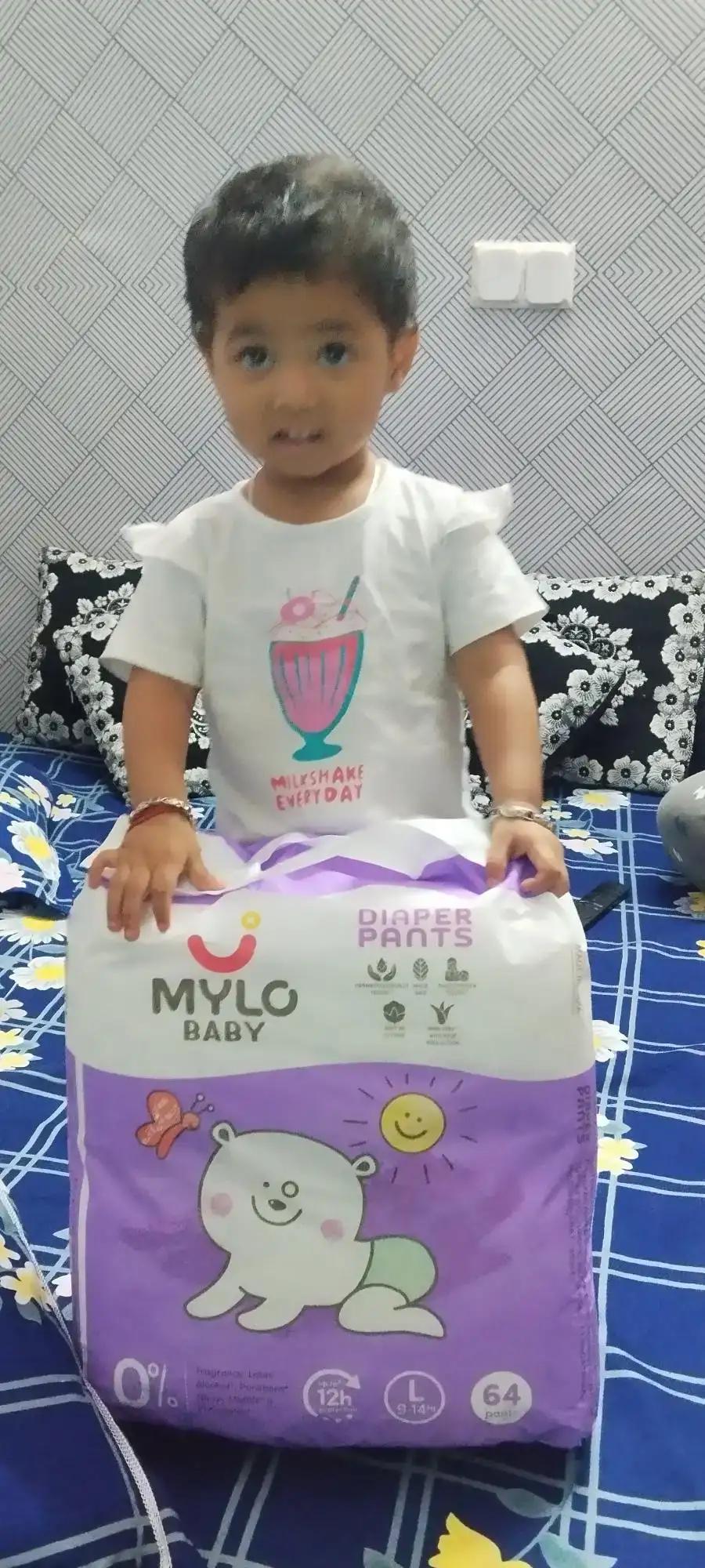 Baby Diaper Pants Small (S) Size 4-8 kgs (42 count) Leak Proof | Lightweight | Rash Free | 12 Hours Protection | ADL Technology (Pack of 1)