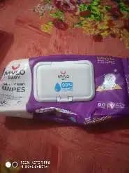 Gentle Baby Wipes With Lid - Organic Coconut Oil, Neem, Aloe Vera and Vitamin E | 98% Pure Water | Dermatologically Tested (Pack of 3) - 72 Wipes Per Pack