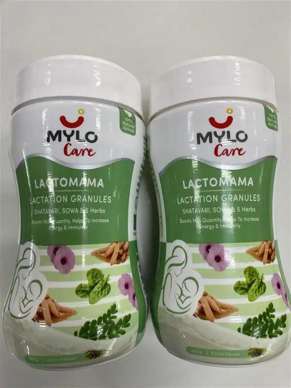 Mylo LactoMama™ | With Shatavari, Sowa & 5 herbs | Natural Supplement for Boosting Breast Milk | 100% Natural Ingredients | 300g | Pack of 2