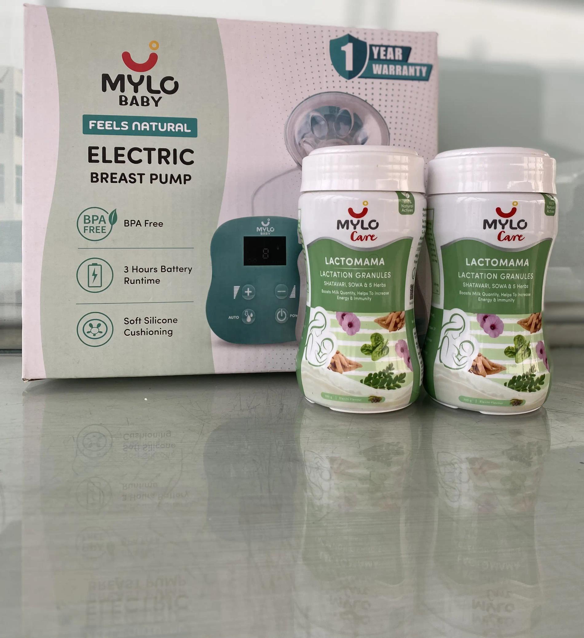 Mylo LactoMama™ | With Shatavari, Sowa & 5 herbs | Natural Supplement for Boosting Breast Milk Supply | 100% Natural Ingredients | 300g | Pack of 1