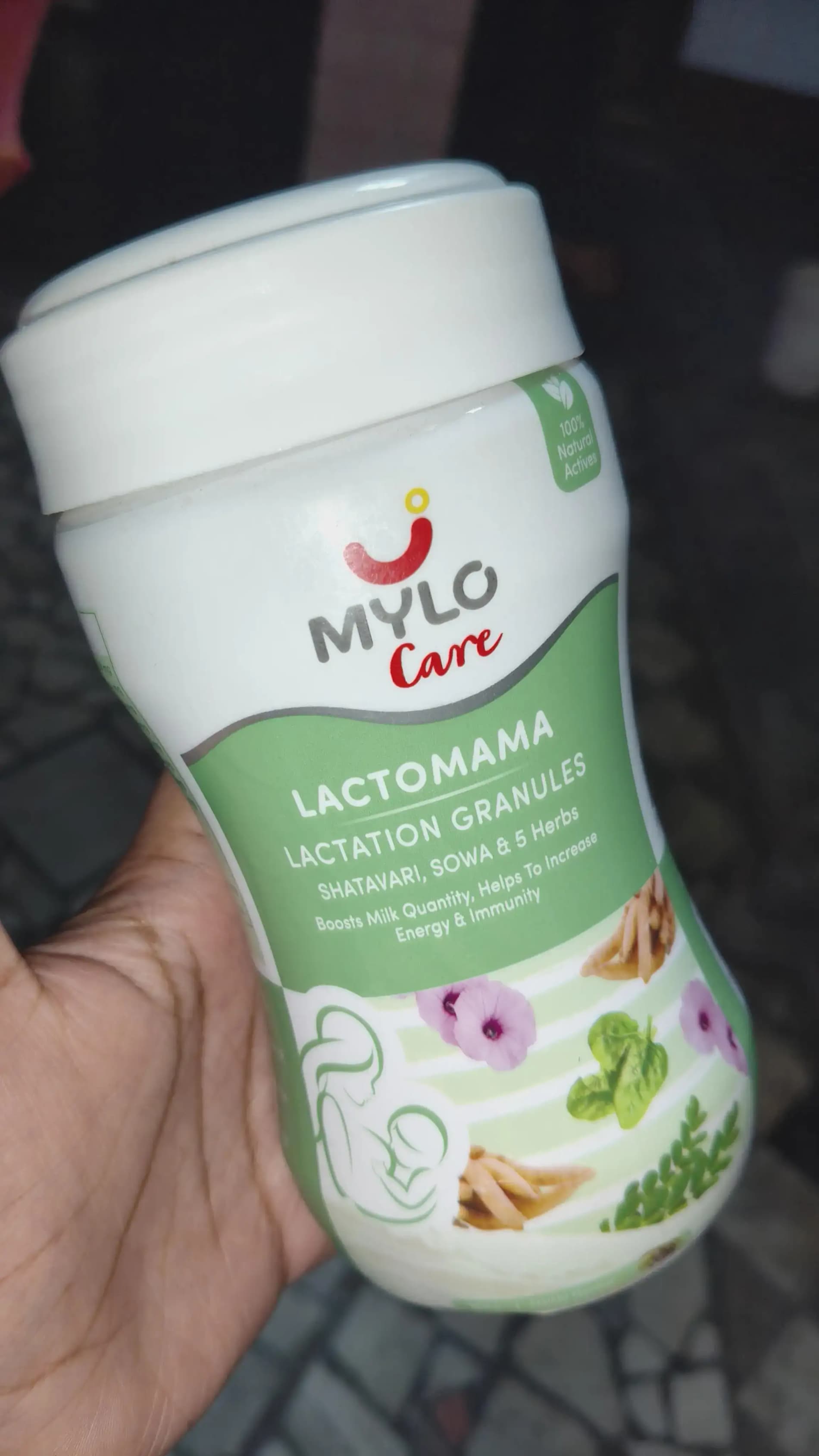Mylo LactoMama ™ | With Shatavari, Sowa & 5 herbs | Natural Supplement for Boosting Breast Milk | 100% Natural Ingredients | 300g | Pack of 4 | Elaichi