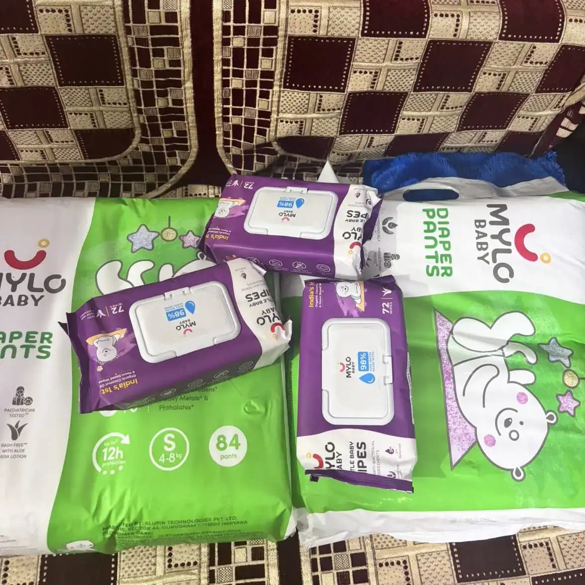 Mylo Baby New Born Diaper Pants - 156 Count