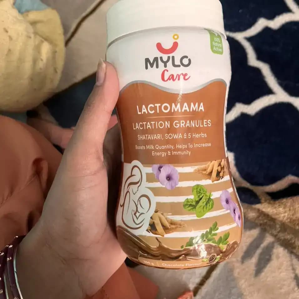 Mylo LactoMama ™ | With Shatavari, Sowa & 5 herbs | Natural Supplement for Boosting Breast Milk Supply | 100% Natural Ingredients | 300g | Pack of 2 | Kesar Badam