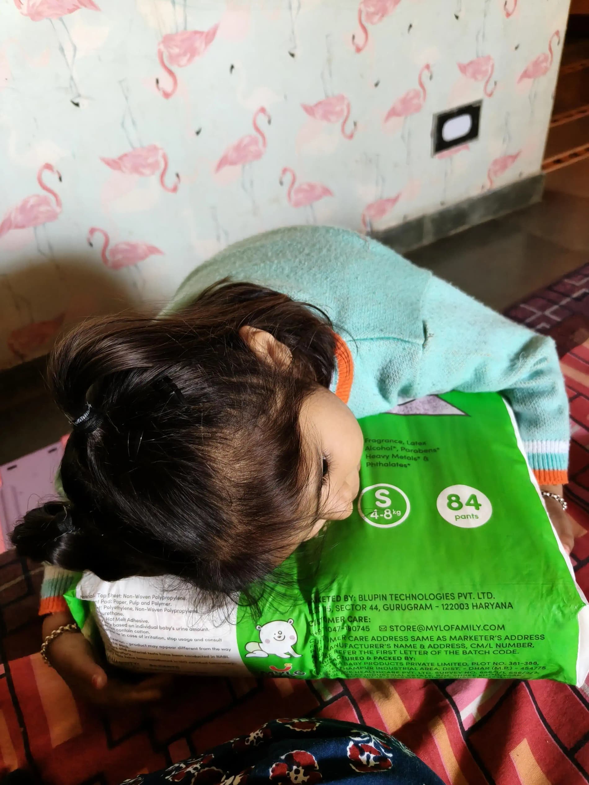 Mylo Baby New Born Tape Diapers | Size upto 5 kgs | 26 count | Naval Protection | Wetness Indicator | Rash Free | 12 Hours Protection | Pack of 1