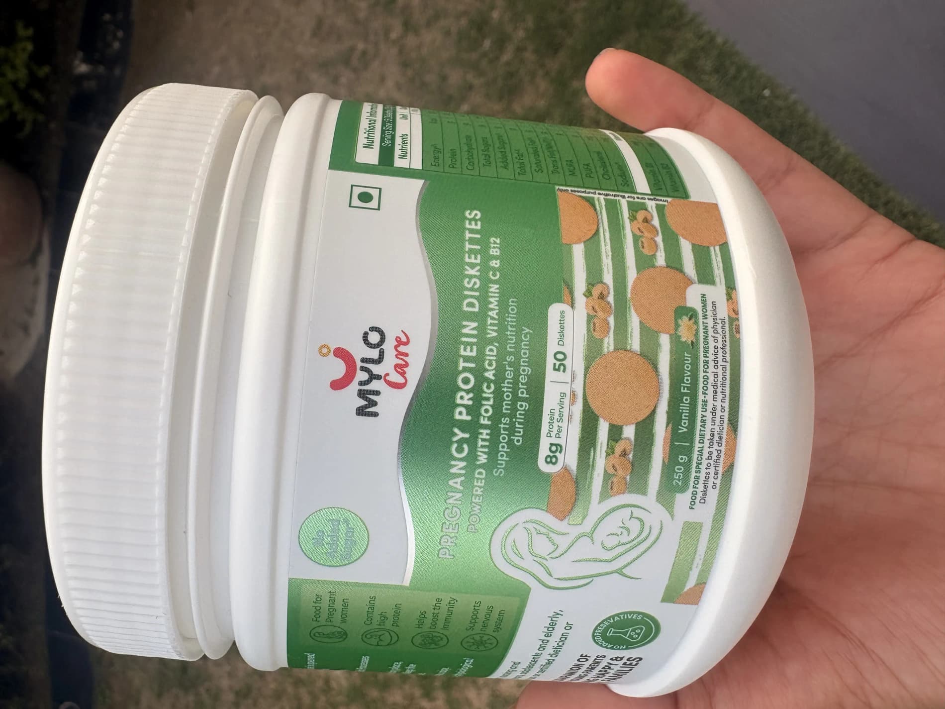 Mylo Care - Pregnancy Protein Diskettes - 750gm (150 Diskettes)