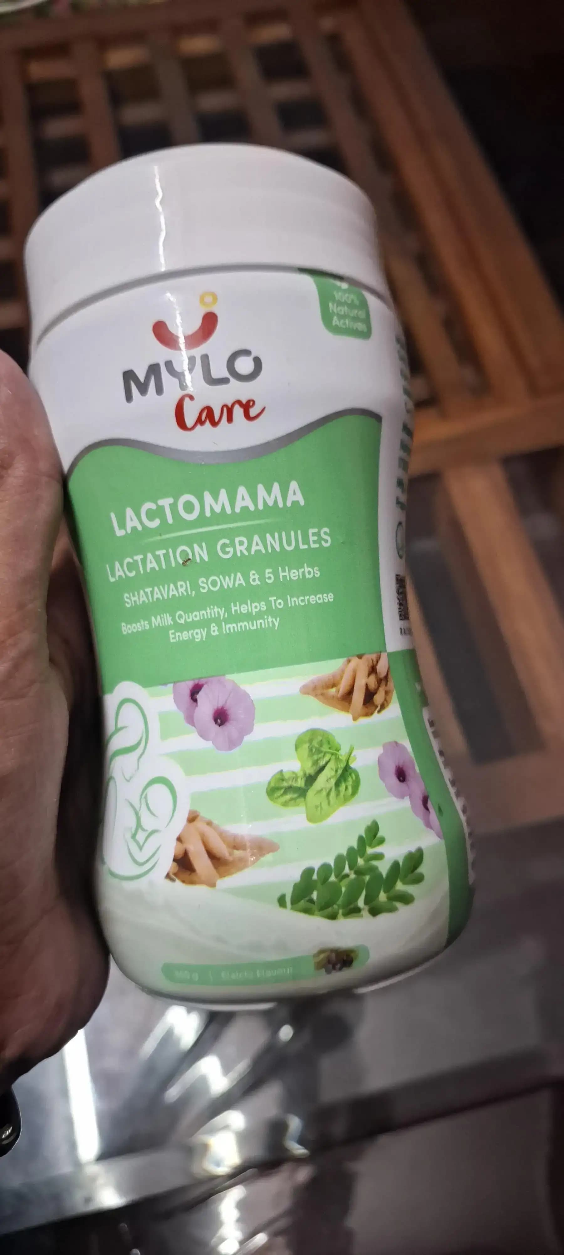 Mylo LactoMama ™ | With Shatavari, Sowa & 5 herbs | Natural Supplement for Boosting Breast Milk Supply | 100% Natural Ingredients | 300g | Pack of 2 | Kesar Badam