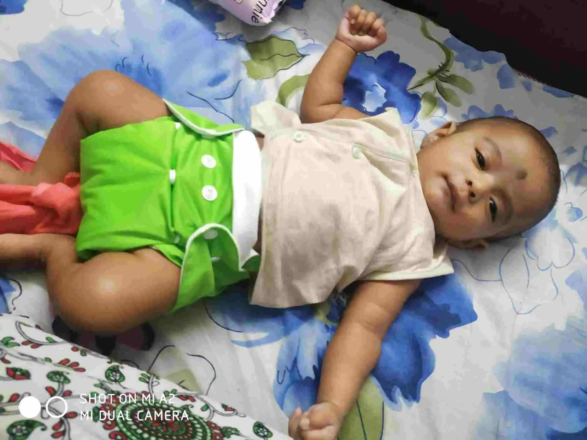 Adjustable Washable & Reusable Cloth Diaper With Dry Feel, Absorbent Insert Pad (3M-3Y) | Oeko-Tex Certified | Prevents Rashes - Assorted Colors - Pack of 4