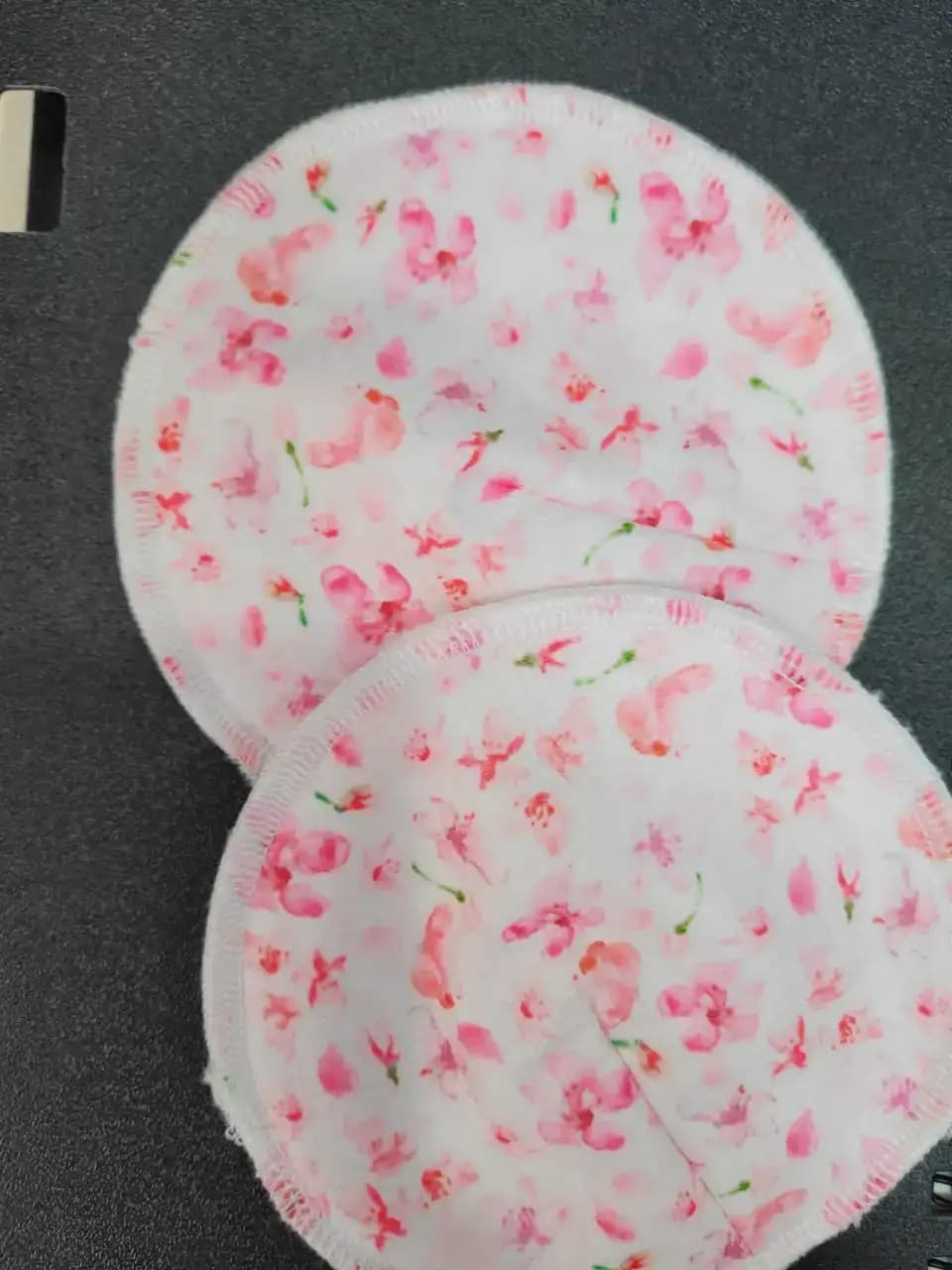 Reusable & Washable Breast Pads - Baby Pink - 1 Pair