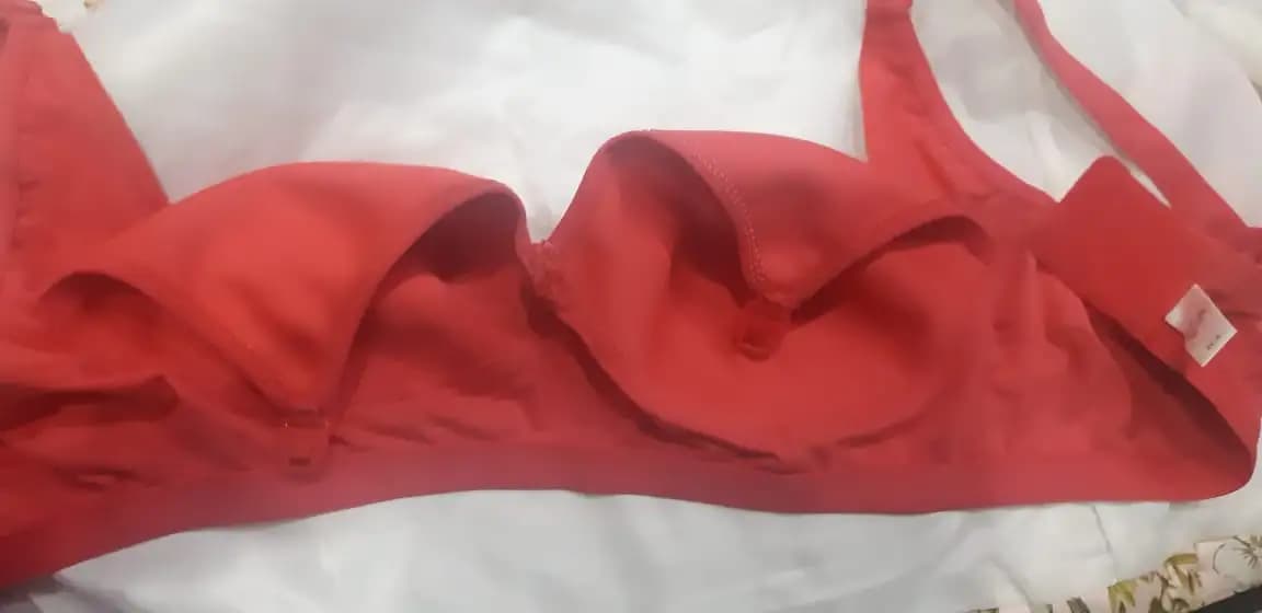 Maternity/Nursing Moulded Spacer Cup Bra with free bra extender -Coral 40 C    