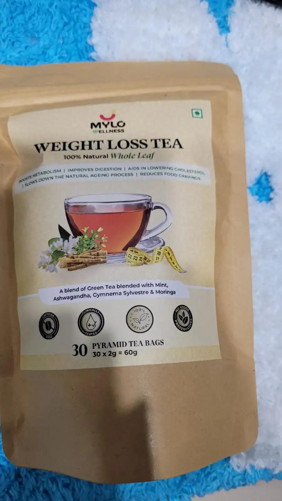 100% Natural Weight Loss Tea- 30 Tea Bags | Reduces Belly Fat | Boosts Metabolism & Improves Digestion | Improves Sleep | NABL Lab Tested - Pack of 2