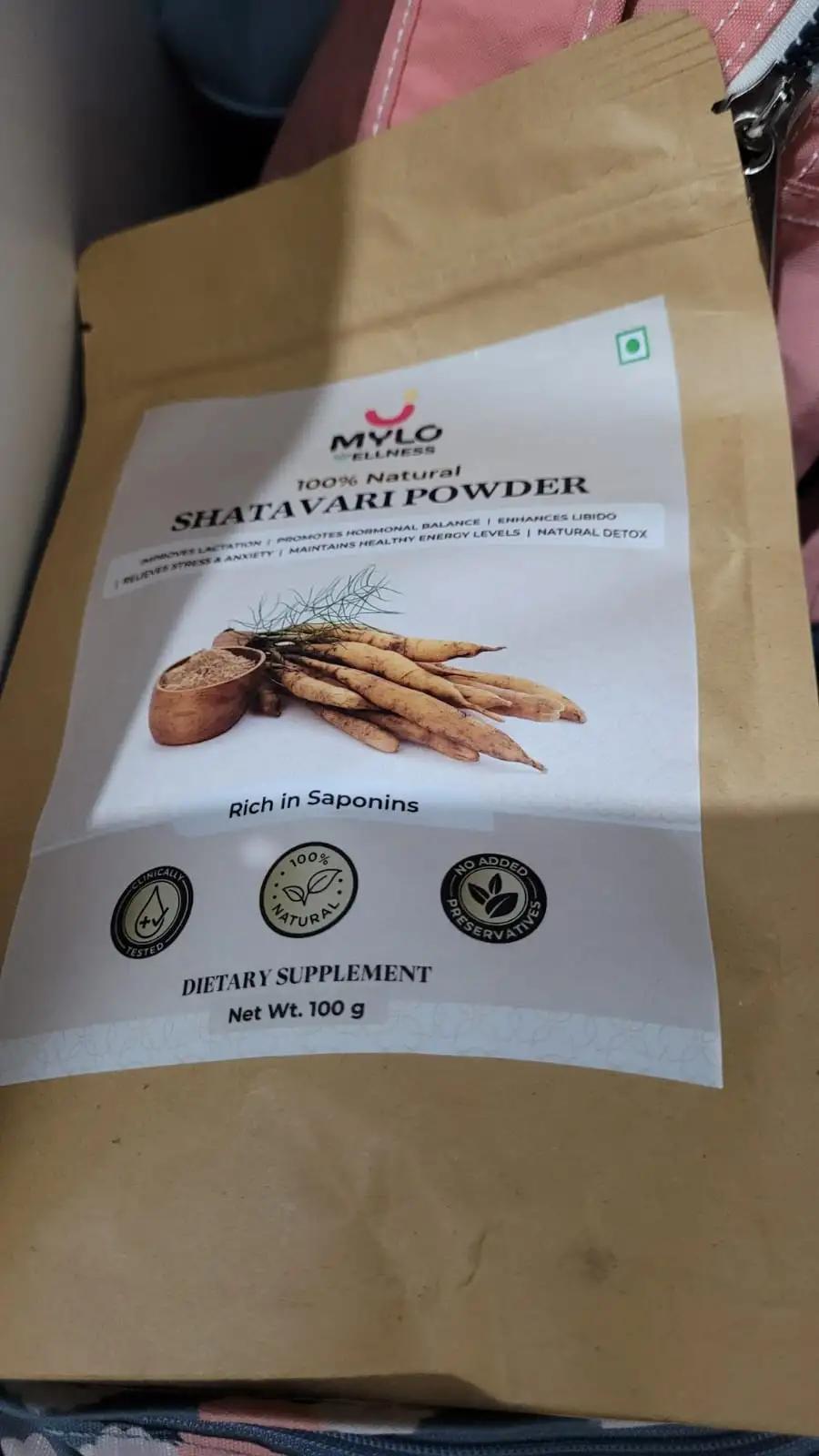 Shatavari Powder for Women | Improves Lactation | Promotes Hormonal Balance | Relieves Stress & Anxiety | Clinically Tested - 100 gm