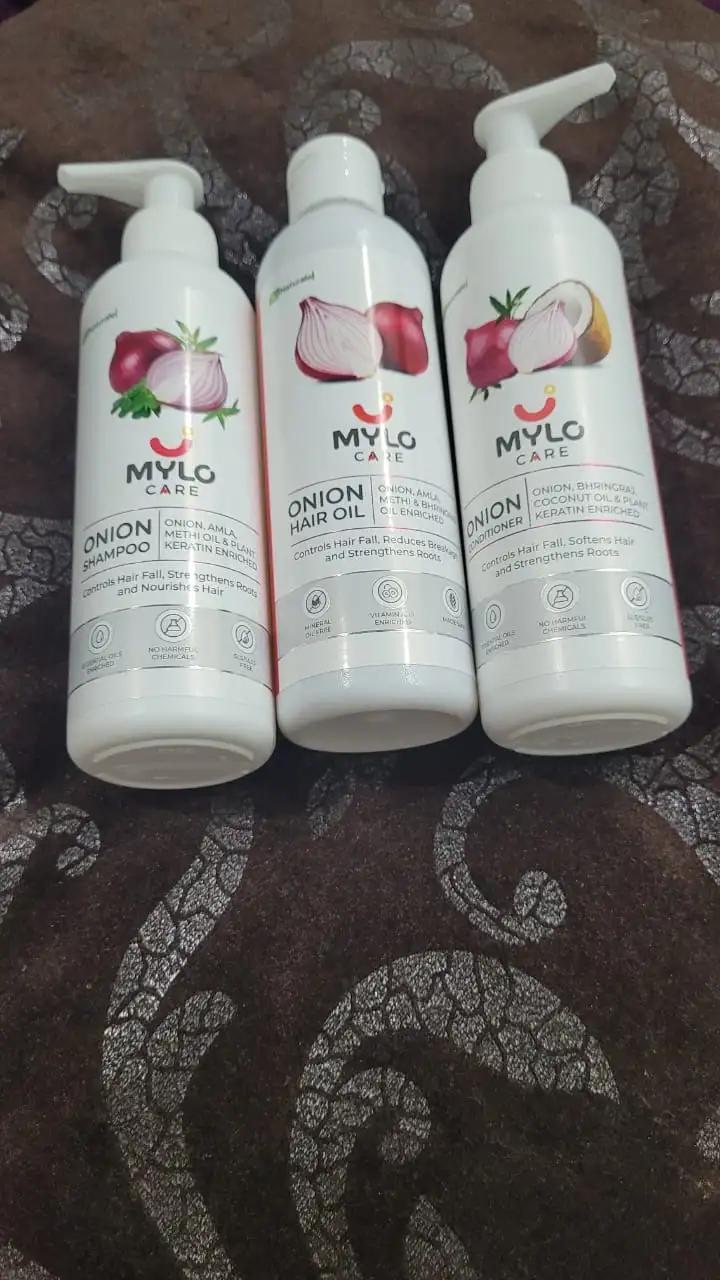 Anti Hairfall Combo - Stimulates Hair Growth | Prevents Hairfall | Hydrates Scalp | Made Safe Certified - Onion Oil & Onion Shampoo 200 ml each