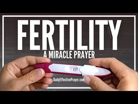 Prayer For Fertility, Getting Pregnant, and Conception - Infertility Be Gone