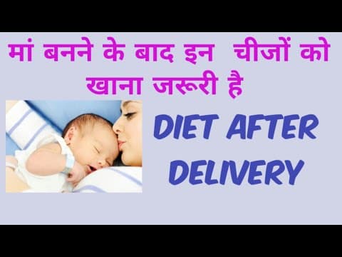 after pregnancy diet