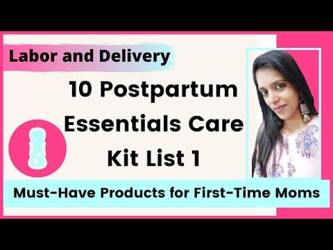 Postpartum Care Kit: Must-Haves For New Mothers | Delivery Care Kit | Your Youtube Mom