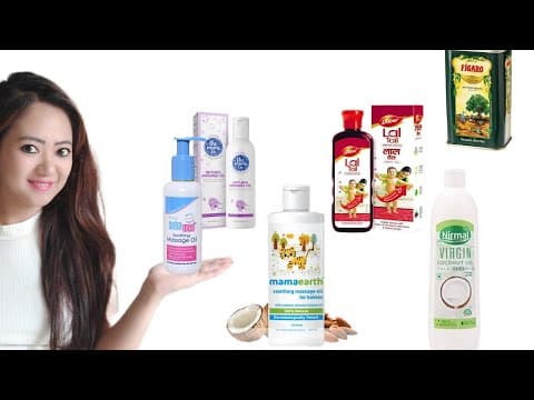 Check out my top 5 most trusted baby oils for your little ones. Also, the importance of  massaging babies upto 2 years of age. #babymassage #babyoils