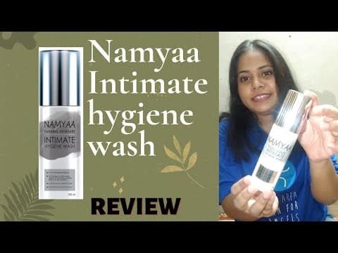 Clean your vagina with namyaa intimate hygiene wash || my honest review || Jaya diaries ||