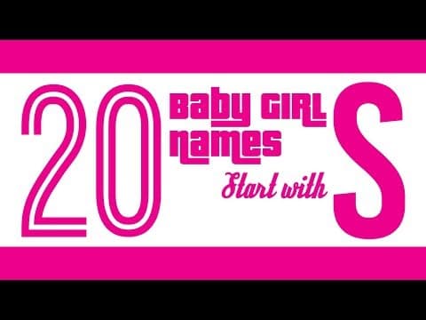 Baby Girl Names Start With S, Baby Girl Names, Name For Girls, Girl Names, Unique Girl Names, Girls