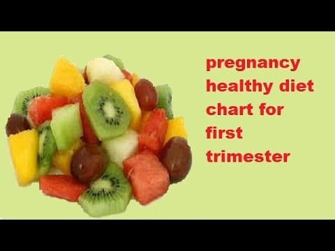 Diet Plain In First Trimester Of Pregnancy