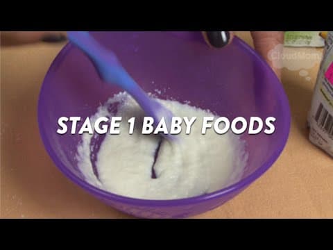 Stage 1 Baby Foods | CloudMom