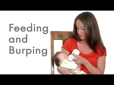 How to Bottle Feed and Burp your Newborn Baby