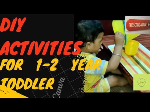 DIY Activities for 2 to 3 year toddlers