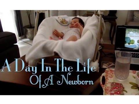 A Day In The Life Of A Newborn Baby