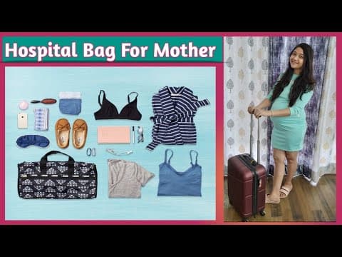 Hospital bag for mother 🤰