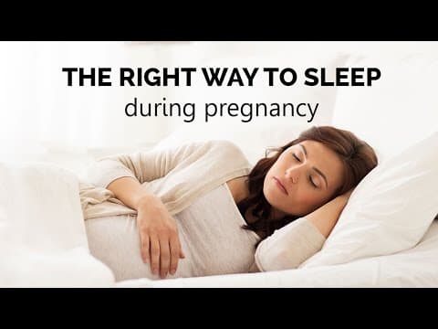 The right way to sleep in pregnancy
