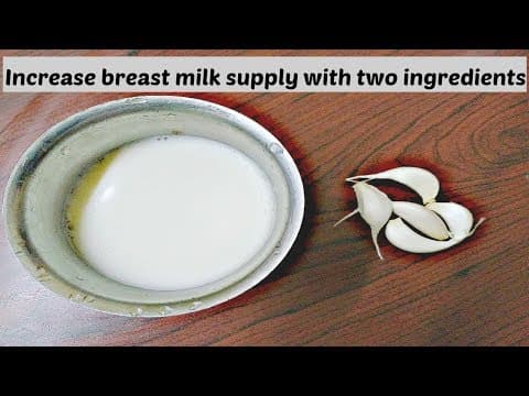 How to increase breast milk supply naturally at home | Home remedy to increase breast milk fast