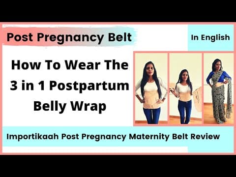 Postpartum belt for getting back to shape after giving birth