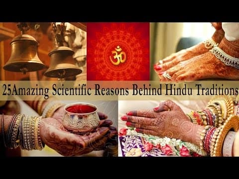 Scientific reasons behind Indian Traditions and Culture ☺☺??? 

Loved it