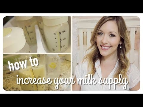 tips to increase your breast milk supply | easy + naturally