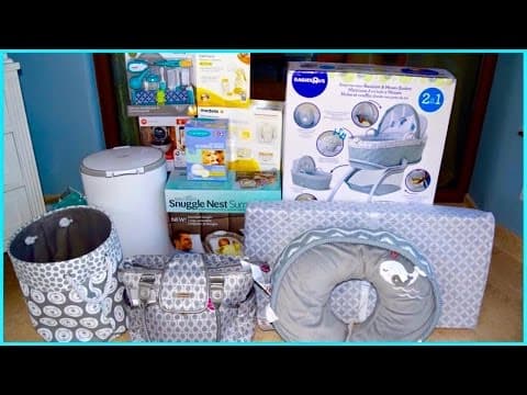 Baby Boy Stuff Haul & Top 5 Favorite Baby Shower Gifts.(First Mom)