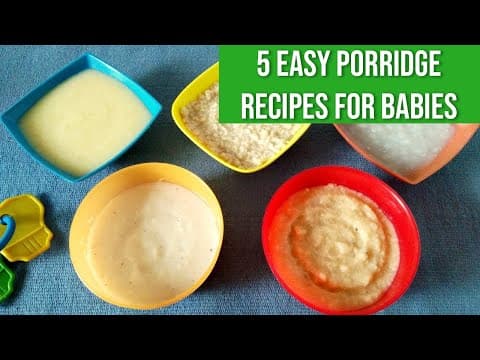 5 Easy Porridge Recipes for Babies