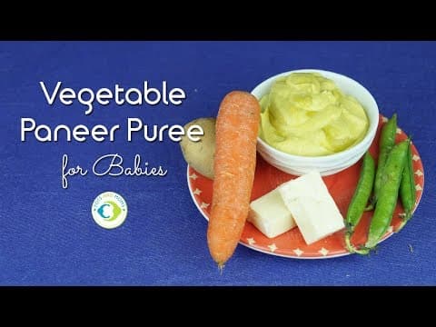 Weight Gaining Food | 8 Months Baby Food | Vegetable Paneer Puree For Babies