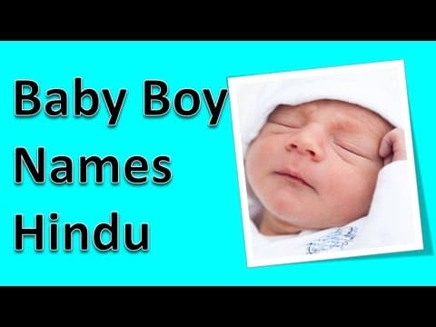 Baby Boy Names Hindu