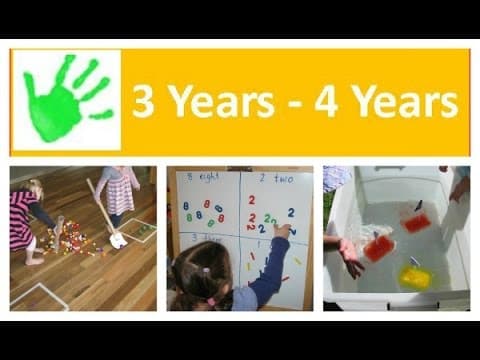 Activities For 3 Year Olds