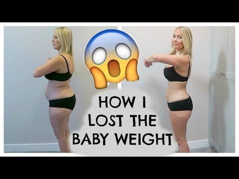 How I Lost The Baby Weight|How I Lost 50 Pounds!